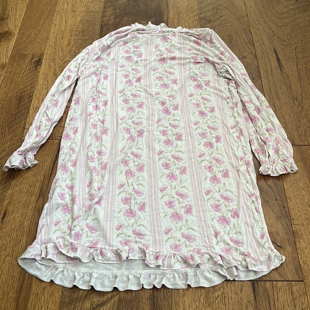 Stripe & Stare Girl’s Floral Sleep Dress Size 9-10 - Picture 4 of 5